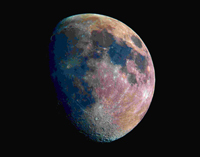 La Luna por Paulo Estrada. Concurso de astrofotografía que organizó el Instituto de Astronomía de la UNAM en 2010.