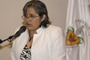 La Dra. Lilia Meza Montes, presidenta de la Mesa Directiva de la Sección Regional Sureste II.