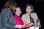 Marinela Servitje, directora de Papalote Museo del Niño; Georgina Kessel, Secretaria de Energía y Rosaura Ruiz Gutiérrez, presidenta de la AMC, momentos antes de la ceremonia de inauguración.