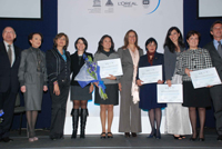 Rosaura Ruiz y Margarita Zavala encabezaron la ceremonia de entrega de las Becas para las Mujeres en la Ciencia L’Oréal–UNESCO–AMC 2009, en la sede de la Academia.