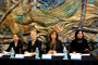 Priscila Vera Hernández, directora general del Instituto Mexicano de la Juventud; Anna Lindstedt, Embajadora de Suecia en México; Rosaura Ruiz Gutiérrez, presidenta de la Academia Mexicana de Ciencias, y Estrellita Fuentes, coordinadora de Asuntos Internacionales de la Comisión Nacional del Agua.