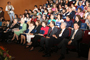 Aspecto de la ceremonia de entrega del Premio Sor Juan Inés de la Cruz 2015 realizada en el teatro Juan Ruiz de Alarcón. Premiadas, invitados especiales e integrantes de la una Junta de Gobierno asistieron al evento.