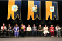 El doctor José Narro Robles, rector de la UNAM, encabeza la ceremonia del Premio Sor Juana Inés de la Cruz 2015, celebrada hoy en el teatro Juan Ruiz de Alarcón del Centro Cultural.