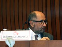 El doctor José Ramón Cossío Díaz, ministro de la Suprema Corte de Justicia de la Nación y miembro de la Academia Mexicana de Ciencias.