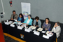 La mesa de honor durante la presentación del libro Mujeres científicas en las Américas. Sus historias inspiradoras, estuvo integrada por el doctor José Franco, las doctoras Mayra de la Torre, Silvia Torres, Rosaura Ruiz, Judith Zubieta y por el doctor Juan Pedro Laclette.