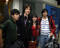 Elías Salce, (NL), Marcos Tapia (DF), Paola Sansón (Mich) y Jesús Siller (NL).