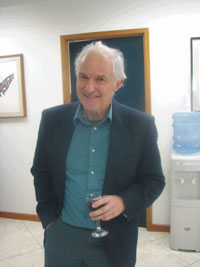 Harold Kroto, Premio Nobel de Química 1996, durante su vista a México.