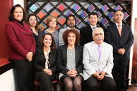 Representantes de instituciones miembros del Conricyt: Gabriela García Acosta, Julieta Nishisawa Calatayud, Margarita Lugo Hubp, Luis Zurita Gómez, Mario Saavedra García, Margarita Ontiveros, Julia Tagüeña y Primo Calva Chavarría anunciaron la cuarta edición del seminario “Entre Pares, para publicar y navegar en las redes de la información científica”, que tendrá lugar los días 5 y 6 de octubre en el Centro de Convenciones Yucatán Siglo XXI, en Mérida, Yucatán