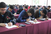 Con la presentación de tres exámenes teóricos, un total de 191 alumnos de nivel bachillerato comenzaron hoy su participación en la XXIV Olimpiada Nacional de Química de la AMC en Guadalajara, Jalisco.