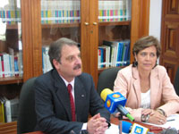 Juan Pedro Laclette y Rosaura Ruiz, presidente y vicepresidenta de la AMC.