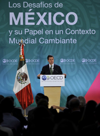 La declaración del presidente electo se dio en el marco de la conferencia 'Los desafíos de México y su papel en un contexto mundial cambiante', impartida hoy en la OCDE.