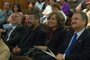 Arturo Menchaca, José Franco, Rosaura Ruiz y Juan Pedro Laclette, vicepresidente, secretario, presidenta y ex presidente de la AMC, respectivamente, asistieron a la ceremonia de ingreso de Howard Alper como miembro correspondiente de este organismo.