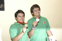 David Eduardo Hernández Sánchez y Edgar Andrés Sánchez García conquistaron medallas de bronce para México por primera vez en 18 años.