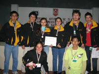 Ganadores de la Olimpiada de Biologí­a.