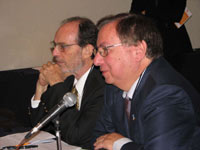 Hernán Chaimovich y Howard Alper, copresidentes de la IANAS.