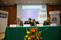 En la imagen: Los doctores Hendrik Nijmeijer, Carlos Coello Coello, Gabriel López Castro y Rafael Castro Linares.