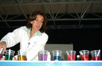 Glinda Irazoque Palazuelos, de la UNAM, impartió la conferencia Curiosidades de la Ciencia. 