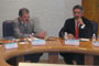 Juan Pedro Laclette, presidente de la AMC y Enrique Villa, director general del IPN, durante la firma del convenio.
