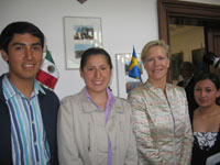 Izq a der: Carlos Hernández Mejí­a, Dalia Graciela Dí­az Gómez, Anna Lindstedt, embajadora de Suecia en México y Adriana Alcántara Ruí­z.