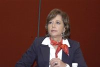 La presidenta de la Academia Mexicana de Ciencias, Rosaura Ruiz Gutiérrez, dictó la conferencia magistral 'La Ciencia en México', en el auditorio del Instituto Nacional de Neurología y Neurocirugía 'Manuel Velasco Suárez'.
