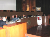 La reunión se llevó a cabo en la sede de la Academia Nacional de Medicina.